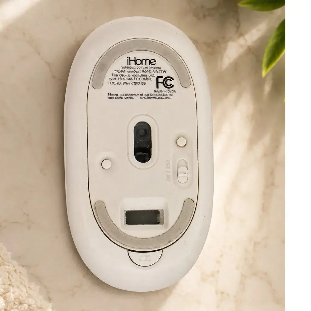 iHome iMac Wireless Laser Mouse (IMACM110W) No USB Receiver – Tested Power On